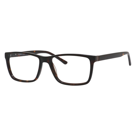 Claiborne 312XL Full Rim Rectangular Dark Havana Eyeglasses