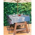 thumbnail image 5 of Outdoor Tablecloth with Umbrella Hole and Zipper Blue Sky Rectangle Outdoor Tablecloths 60x84 Waterproof Table Cloths Cloud Sunny Day Patio Table Cloth Cover for Outdoor Tables Picnic Garden, 5 of 6