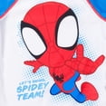 thumbnail image 7 of Marvel Spidey and His Amazing Friends Spider-Man Miles Morales Ghost-Spider Little Boys Rash Guard and Swim Trunks Outfit Set Toddler, 7 of 7