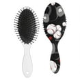 thumbnail image 2 of Soccer-Themed Anti-Frizz Hair Comb - Gentle Detangling Brush for Kids & Teens, Durable Design, 2 of 5
