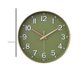 thumbnail image 1 of 1 reloj de pared de 12 pulgadas, silencioso, sin tictac, para sala de estar, dormitorio, cocina, oficina (naranja y rojo), 1 of 4