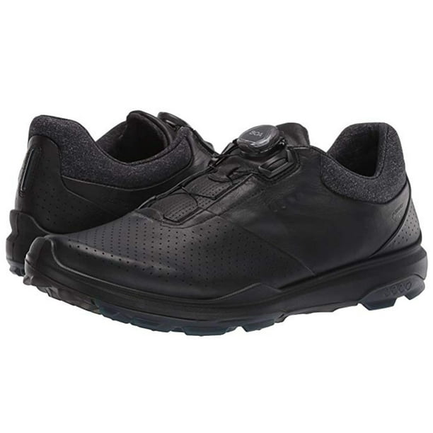 Ecco Mens Biom Hybrid 3 Black Yak Leather GoreTex 44 EU 1010.5 Golf