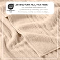 thumbnail image 2 of Great Bay Home Quick Dry Ribbed 2-Pack Extra Large Bath Sheet Set, 35” x 68”, Dune, 2 of 6