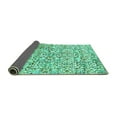 thumbnail image 2 of Ahgly Company Indoor Rectangle Abstract Turquoise Blue Modern Area Rugs, 6' x 9', 2 of 4