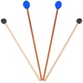 thumbnail image 1 of 2 Pairs Marimba Mallets Yarn Marimba Mallets Rubber Mallets Sticks Percussion Sticks, 1 of 8