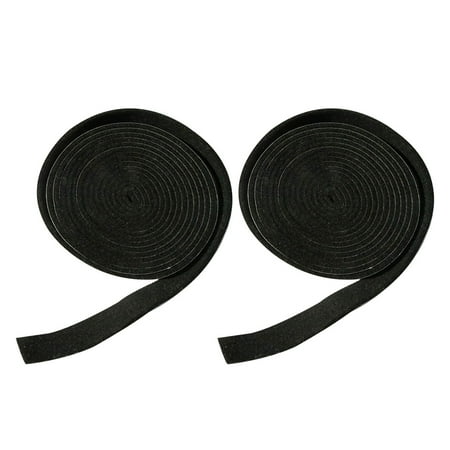 

Mizh 2pcs High Temperature Resistant Sealing Strip Self-adhesive Felt Strip (Black)