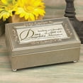 thumbnail image 6 of Cottage Garden Dear Daughter Sending Thoughts Silvertone Embossed Floral Jewelry Music Box Plays Amazing Grace, 6 of 7
