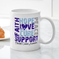 thumbnail image 3 of CafePress - Hope Prostate Cancer Mug - 11 oz Ceramic Mug - Novelty Coffee Tea Cup, 3 of 4