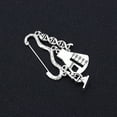 thumbnail image 4 of MasteelfCA 2pcs Creative Microscope Breastpin Simple Style Brooches Unnique Brooch Pin Costume Props Decoration Graduation Gift for Students, 4 of 7