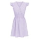 thumbnail image 4 of Vestido de Verano para las Mujeres Casual Rayas Manga Corta Cuello en V, Vestido de Poliéster de Moda para la Playa Y Diario, 4 of 6
