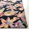 thumbnail image 4 of SAFAVIEH Blossom Tina Floral Area Rug, Black/Plum, 6' x 6' Round, 4 of 8
