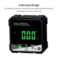 thumbnail image 4 of IP54 490° Digital Inclinometer LCD Dustproof Slope Backlight Level Protractor Waterproof Electronic Goniometer for Woodworking, 4 of 9
