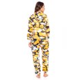 thumbnail image 4 of Unisex Sleepwear Adult Jumpsuit for Women One Piece Pajamas Ladies Non Footed Union Suit Pajamas, 4 of 7