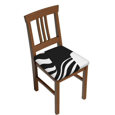 

Sigee Abstract Monochrome Profile for Square Chair Cushion Covers for Furniture Protector Couch Cushion Slipcovers-Two Pieces