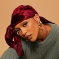 thumbnail image 4 of KISS COLORS & CARE Power Wave Velvet Durag, Burgundy, 4 of 12