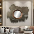 thumbnail image 3 of Wall Mirror - Decorative Metal Mirror, 3 of 4