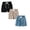 Navy 1PCS & Black 1PCS & Khaki 1PCS, variant on XEGLSBU 3 Pack Children Shorts Boys Girls Clothes Bottom Drawstring Casual Summer Kids Elastic Short Pants Size 9-10 Years