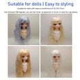 thumbnail image 3 of Doll , Soft Exquisite Heat Proof Doll Long Deep Wave Curly Hair For BJD SD Doll, 3 of 8