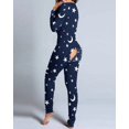 thumbnail image 1 of Mono de Navidad con solapa para mujer, ropa de dormir Sexy para adultos, mono con abertura en el trasero, pijama de Navidad, camisón largo 2021, 1 of 3
