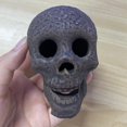 thumbnail image 4 of Ceramic Human Skull Fire Log Fireproof Skull Logs  Reusable Fireproof Skull Fire Pit Halloween Decor, 4 of 4