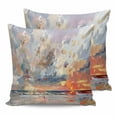 thumbnail image 7 of Outdoor Pillow Covers Throws Abstract Coastal Beach Oil Painting,Waterproof Pillow Cases Pack of 2 Ocean Seaside Landscape,Durable Cushion Cover Pillowcase for Patio Balcony Couch Garden, 7 of 7