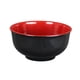 thumbnail image 1 of Plato de melamina TQEHS rojo y negro, vajilla de melamina, juego de cubiertos de porcelana, vajilla U2J4, 1 of 6