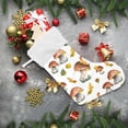 thumbnail image 6 of SKYSONIC Mushroom Christmas Stocking Personalized Large Candy Stocking Hanging Gift Xmas Stockings Decoration for Family Holiday Party Ornaments Decor Fireplace, 6 of 7