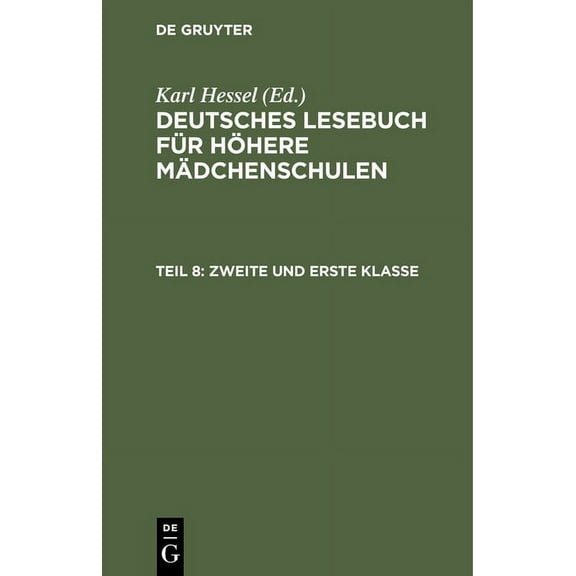 Zweite Und Erste Klasse, (Hardcover)