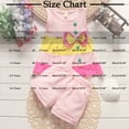 thumbnail image 2 of Cethrio Kids Girls Cotton Outfit Sets, Casual Graphic Summer Sleeveless Girls' Clothing Sets Pink Size 1T, 2 of 5