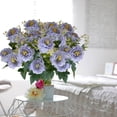 thumbnail image 4 of Xihbxyly Ramo de Flores Artificiales, Diseño Vibrante y Realista, Decoración para Bodas y Hogar, Centros de Mesa para Fiestas y Oficinas, Flor Decorativa para Jardín y Eventos, 30 Cm de Largo, Incluy, 4 of 6