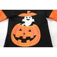 thumbnail image 4 of POPTEM Boys Long Sleeve Shirts Halloween Shirt Cotton Ghost Tops Kids Shirts 9T, 4 of 7