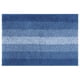 thumbnail image 1 of REGALWOVEN Alfombrillas de baño de color contrastante a rayas, alfombra de baño de felpa antideslizante, tapetes para el suelo del baño, bañera y ducha azul marino 20" x 32", 1 of 6