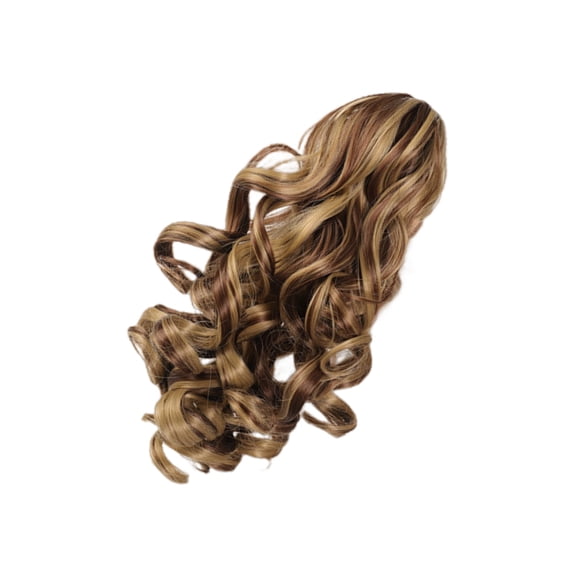 Quick Attachment Curly Clip On Ponytail Heat Resistant Synthetic Hair Extension For Women Everyday Styling
