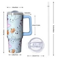 thumbnail image 2 of 30 oz Halloween Pumpkin Skeleton Tumbler Insulated Stainless Tumbler, Spooky Ghost Coffee Cup Water Bottle, Holiday Gift Idea, 2 of 5