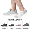 thumbnail image 6 of FREEYOKA Mens Socks Ankle Low Cut Socks for Men Breathable Athletic Socks 6 Pairs,BLACKWHITE, 6 of 6