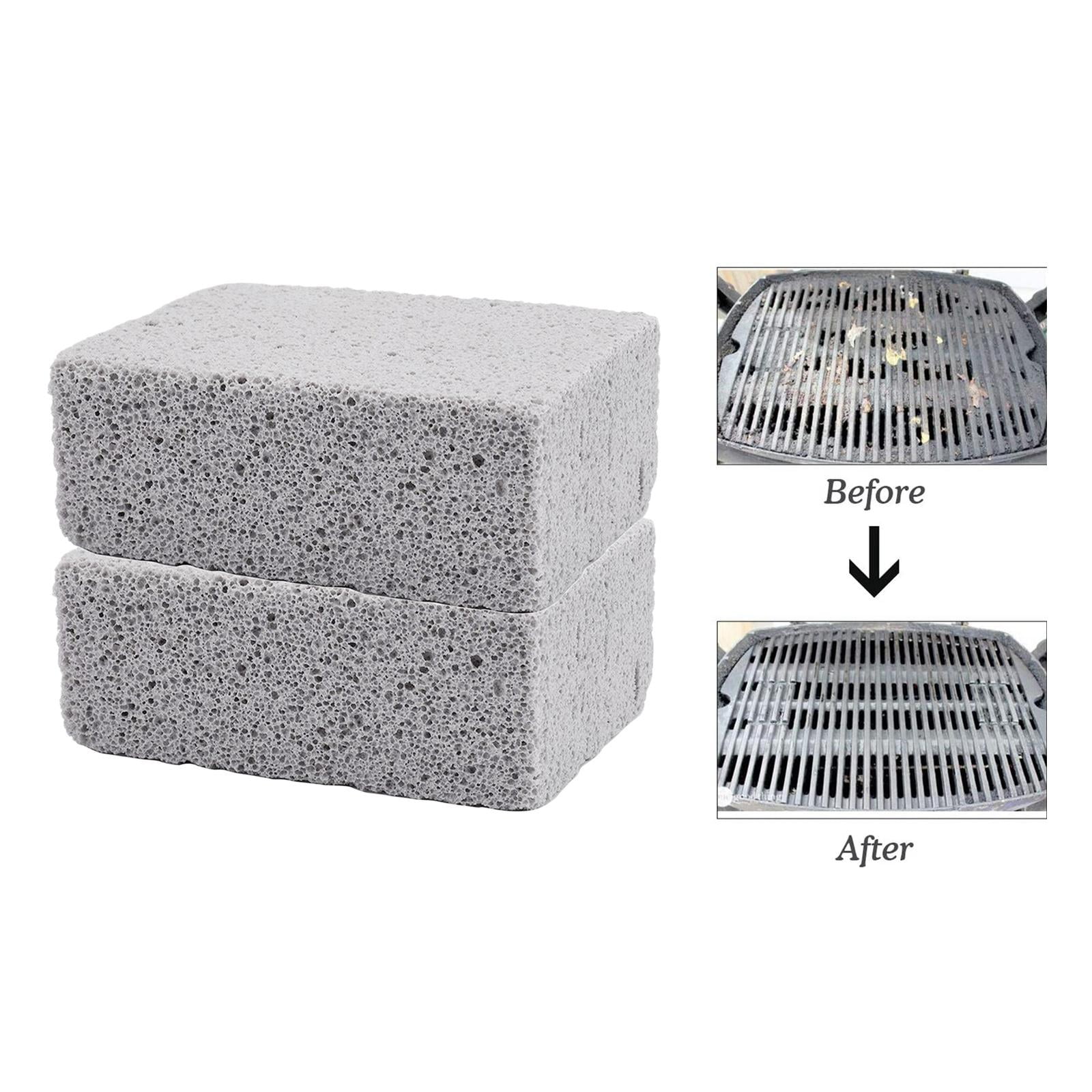 2Pcs Grill Cleaning Brick Griddle Clean Block Sink BBQ Flat Top Clean Stone 