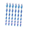 thumbnail image 2 of 6 Uds., 12 Pulgadas, Repelente De Aves, Varillas Reflectantes En Espiral Para Asustar, Accesorio De Decoración, Azul Sunnimix campanas de viento, 2 of 8