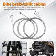 thumbnail image 3 of GFDYREE 40pcs Bicycle Brake Cables Universal Brake & Shift Cables Kit with 8 O-Rings 16 End Ferrules 8 End Caps for Bicycle Repair K-105-40P, 3 of 5