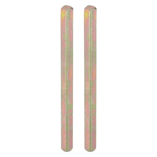 Poignée de Porte Carrée 85x5mm, Acier au Carbone Poignée de Porte de Rechange, Or 2 Pcs