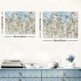 thumbnail image 6 of ONETECH  Watercolor Wildflowers Canvas Wall Decor for Bedroom, Bathroom, Kitchen, Office, Bar, Dining &amp; Guest Room - Ready to Hang 20x16inch, 6 of 6