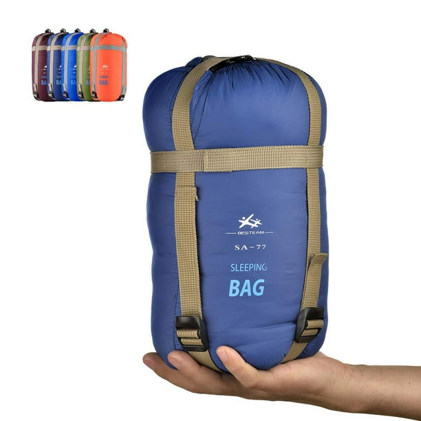 Saco de Dormir WERTYCITY Impermeable para Clima Templado para Camping