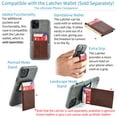 thumbnail image 5 of Dockem iPhone 11 Pro Max Exec M2 Wallet Case; Built-in Metal Plate, 2 Card Slots, Grey, 5 of 9
