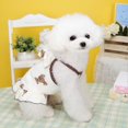 thumbnail image 1 of Dog Dress Adorable Bear Pattern Puppy Dress Soft Breathable Cotton Pet Dress Summer Dog Clothes for Teddy Bear L, 1 of 1