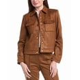 thumbnail image 3 of T Tahari womens  Snap Jacket, m, Brown, 3 of 4