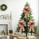 thumbnail image 1 of Fabric bow Christmas pendant glutinous powder multi layer Christmas tree ornaments decoration high end scene layout props,Christmas tree decorations,glutinous powder ornaments,glittering snowflake, 1 of 9
