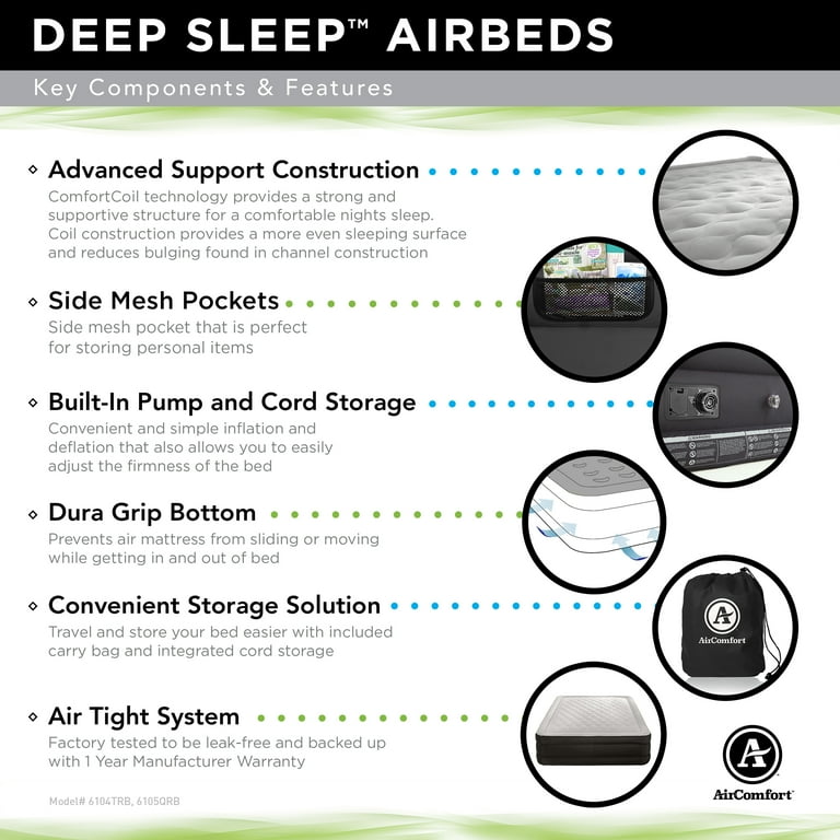 Deepsleep top air mattress