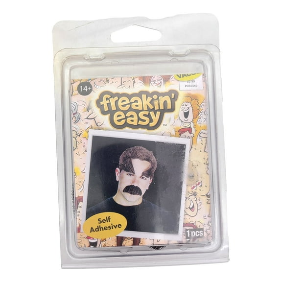Artificial Bushy Eyebrows Mustache Halloween Self Adhesive Dark Brown Facial Hair Costume Accent