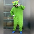 thumbnail image 1 of Pijama de Sully Onesies con cremallera para hombre y mujer, ropa de casa Unisex con botones, Anime, monstruo Kigurumis, traje de Halloween, Invierno, 1 of 4
