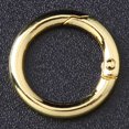 thumbnail image 3 of Collar 5 uds Spring Gate O Ring que se puede abrir llavero bolsa cinturón perro cadena hebillas (oro) Likrtyny Para Estrenar, 3 of 7