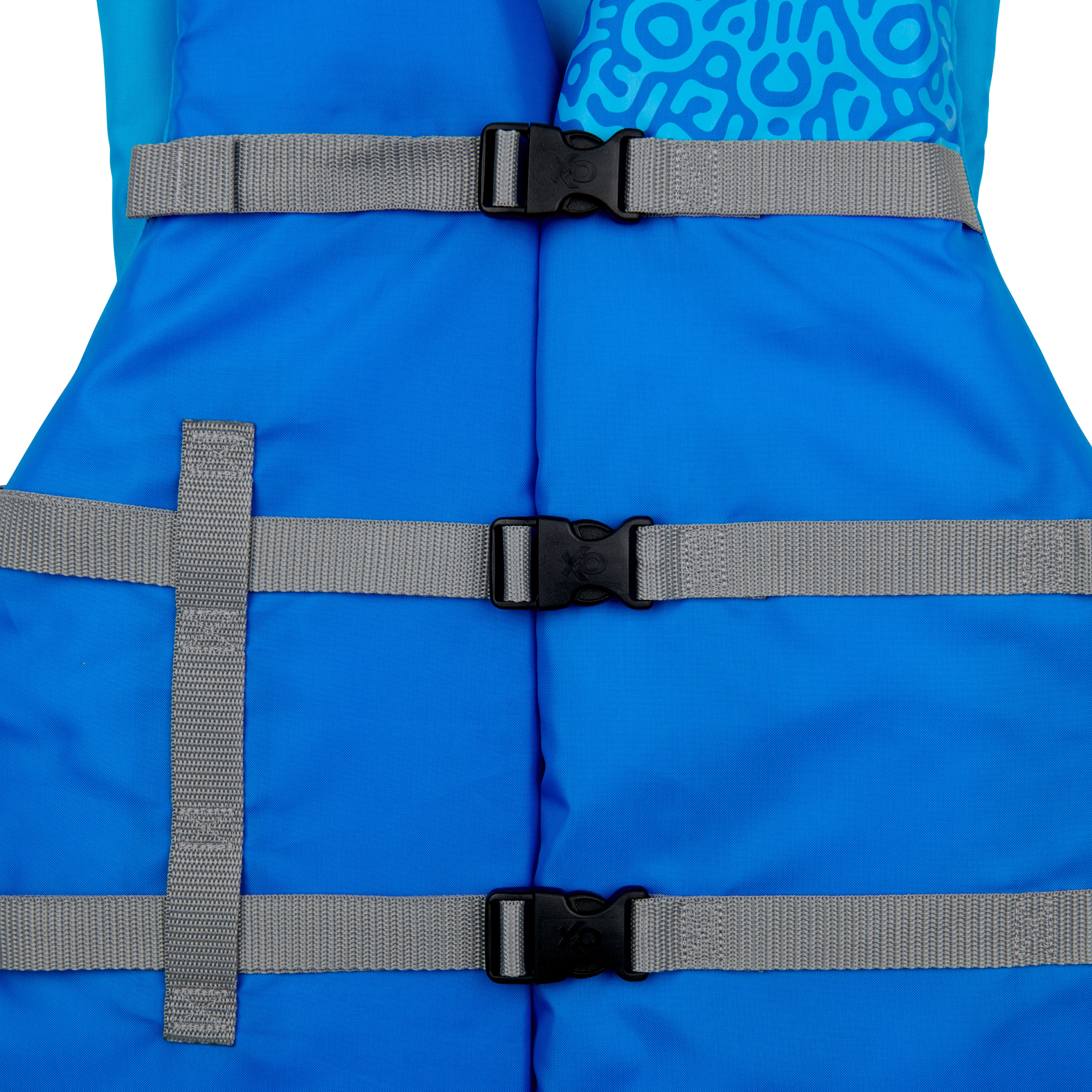 X2O Universal Adult 2X/3X Life Vest and Jacket, (50" - 60" Chest), Blue Ocean Coral - image 4 of 11